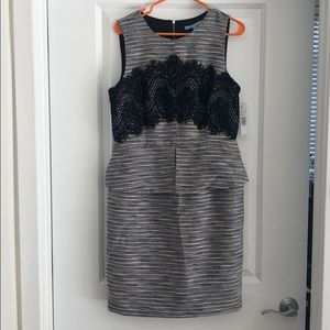 New Antonio Melani light tweed dress